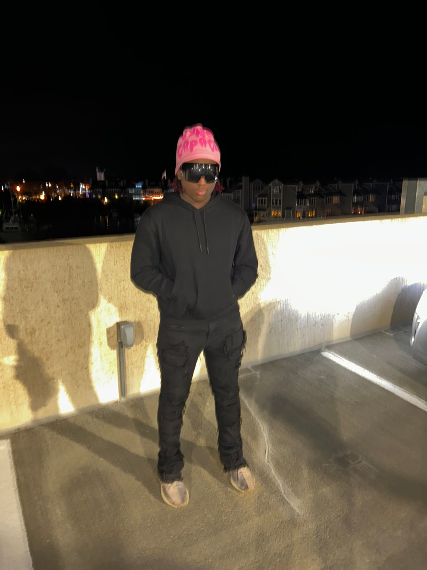 Pink Bynum Capacita Beanie
