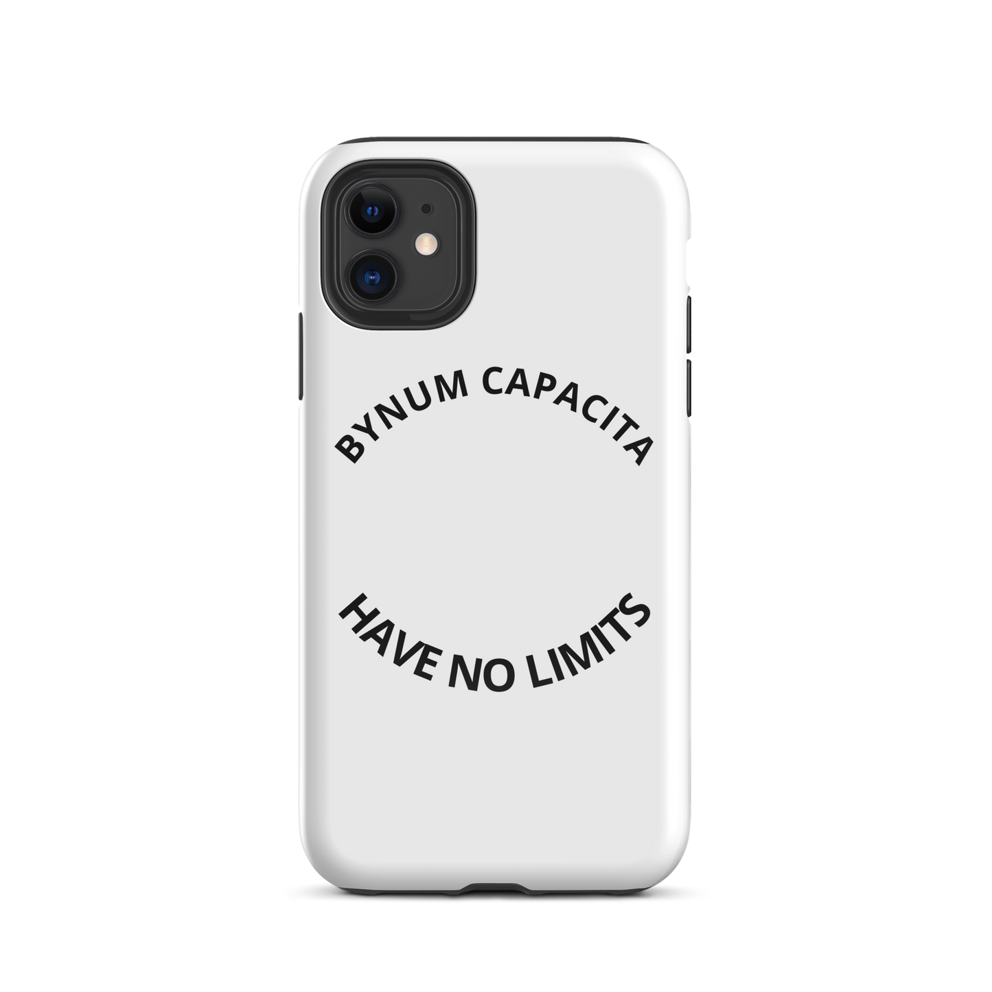 Plain White Bynum Capacita iPhone Case