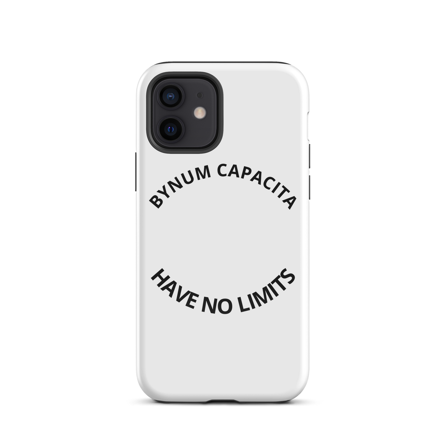 Plain White Bynum Capacita iPhone Case
