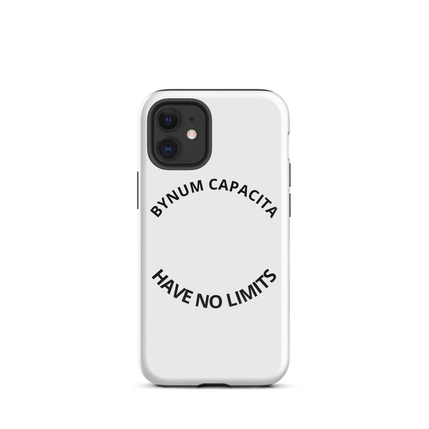 Plain White Bynum Capacita iPhone Case