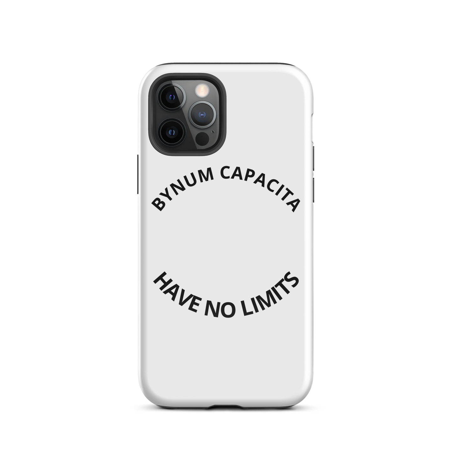 Plain White Bynum Capacita iPhone Case