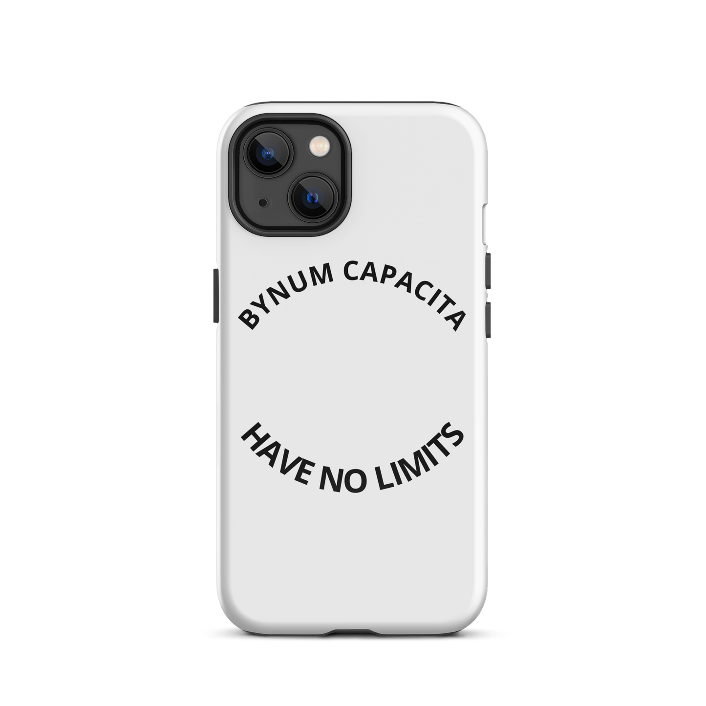 Plain White Bynum Capacita iPhone Case