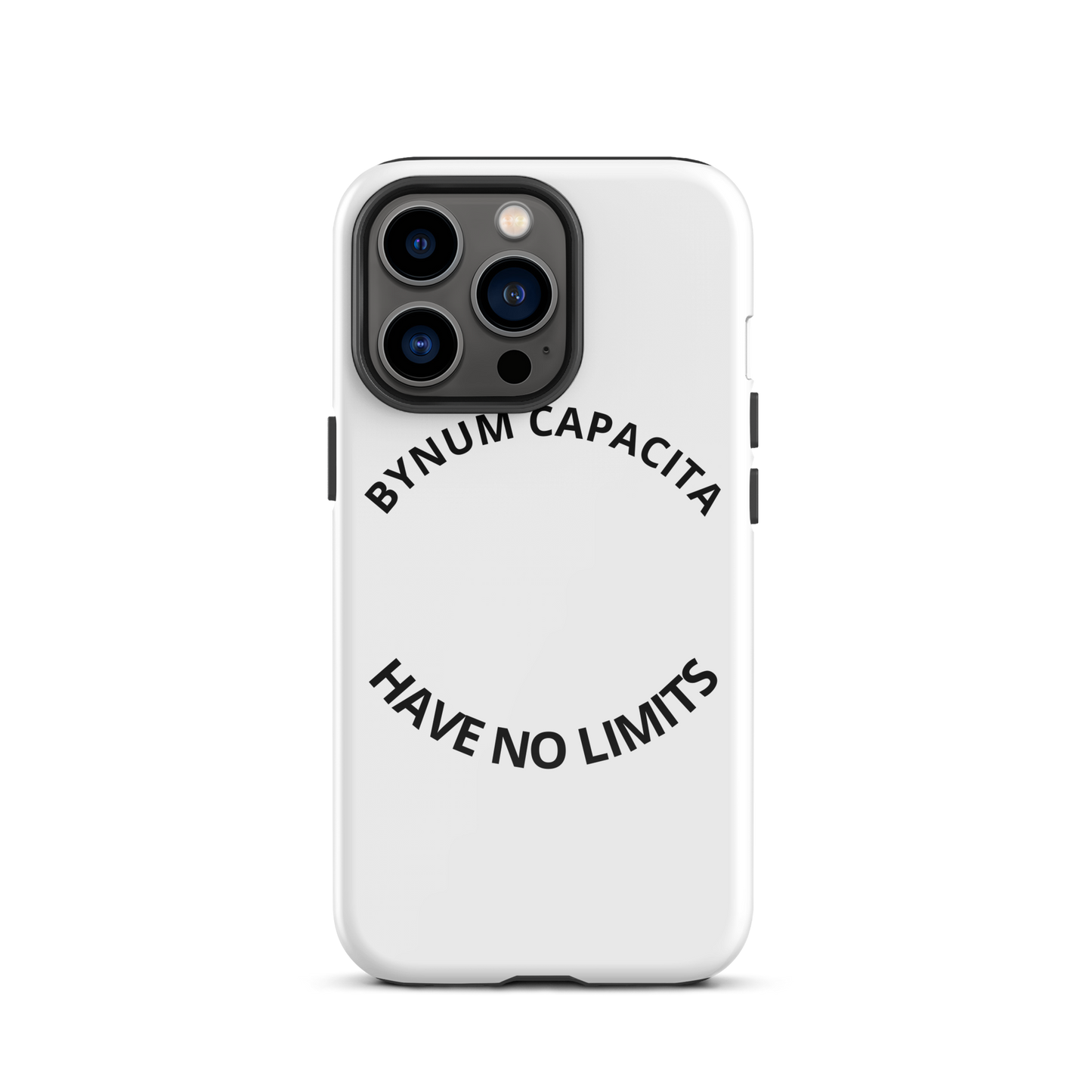 Plain White Bynum Capacita iPhone Case