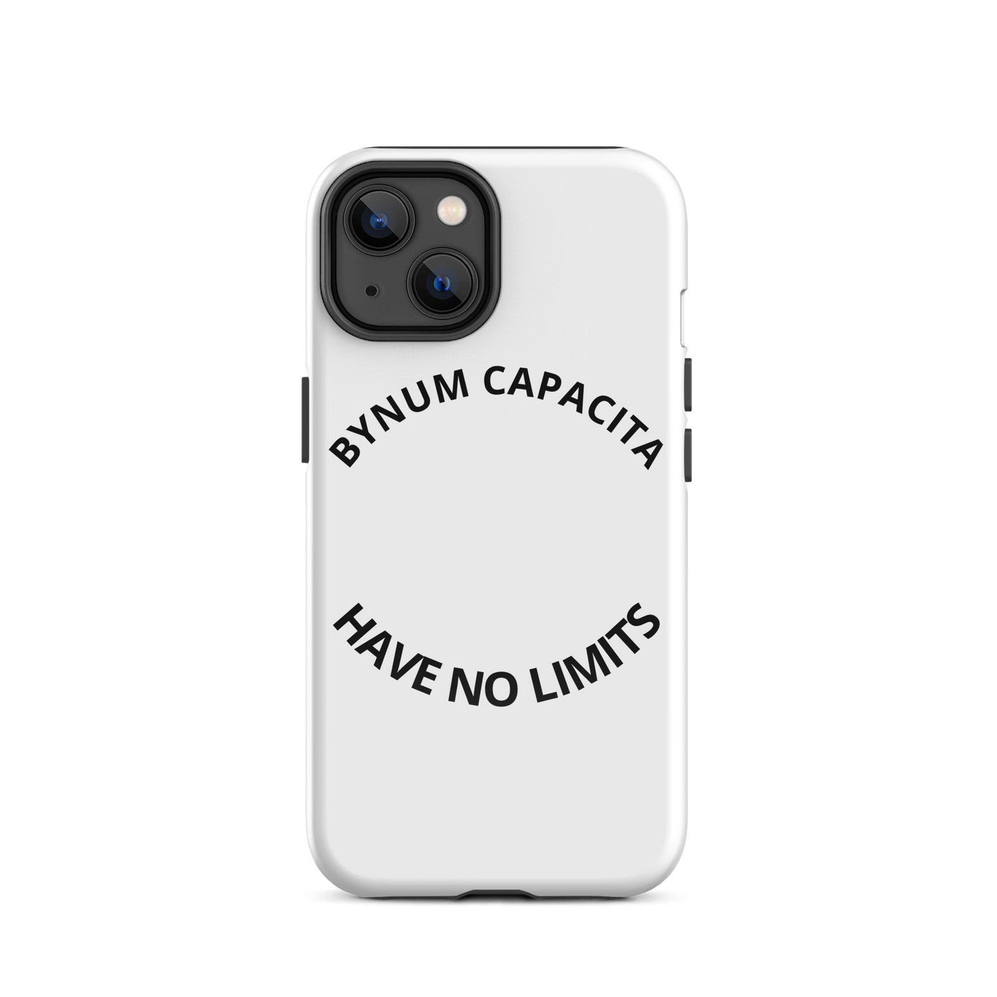 Plain White Bynum Capacita iPhone Case