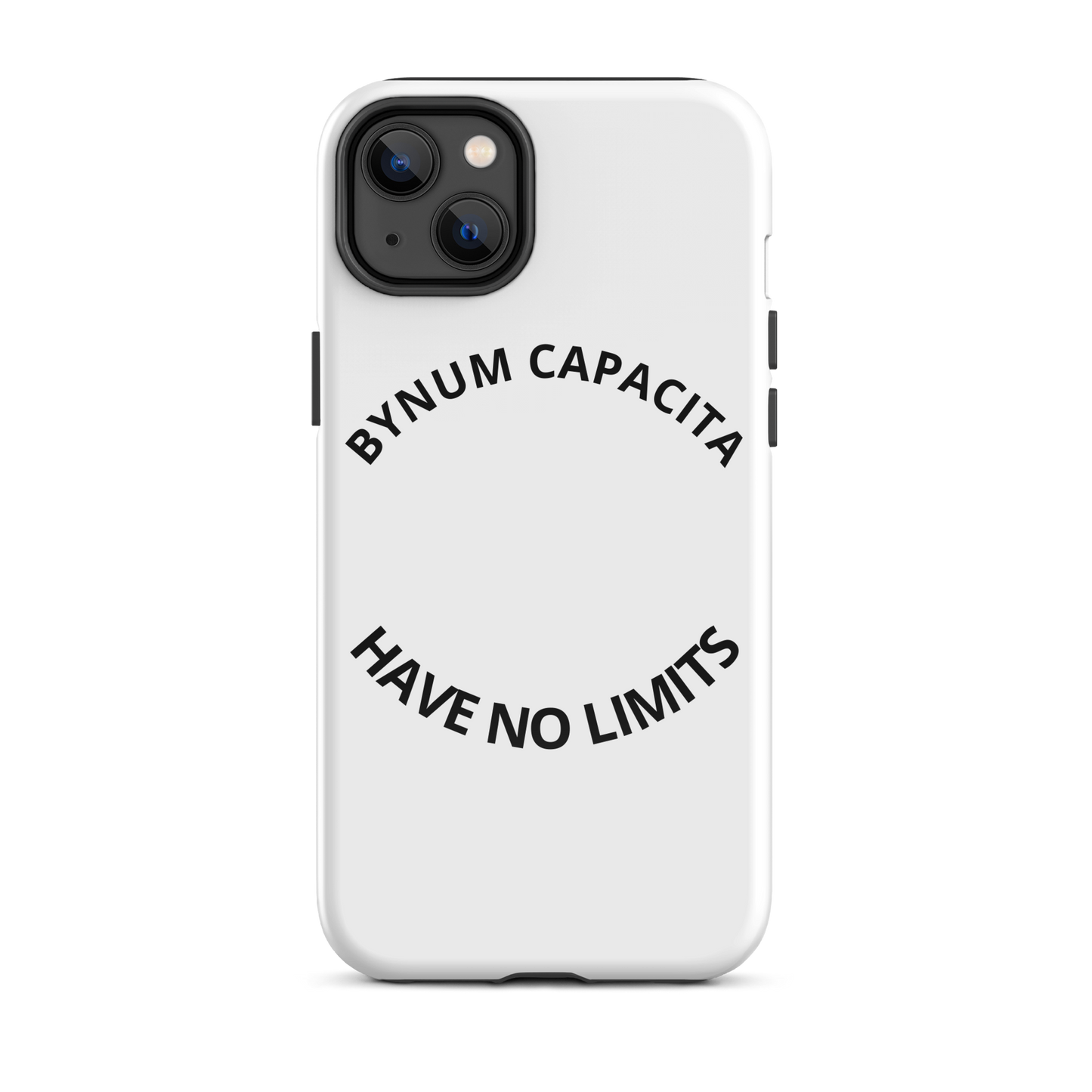 Plain White Bynum Capacita iPhone Case