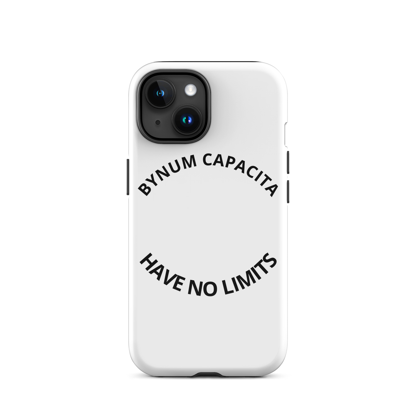 Plain White Bynum Capacita iPhone Case