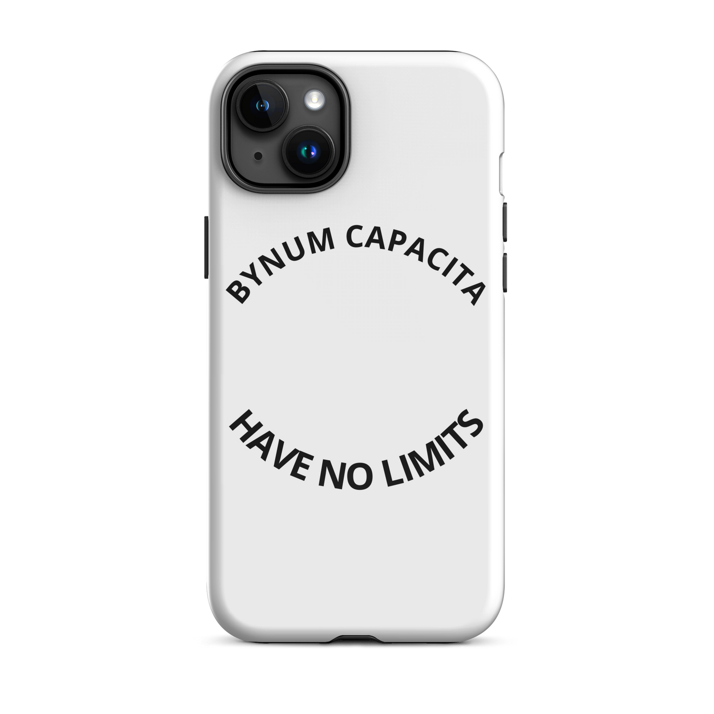 Plain White Bynum Capacita iPhone Case