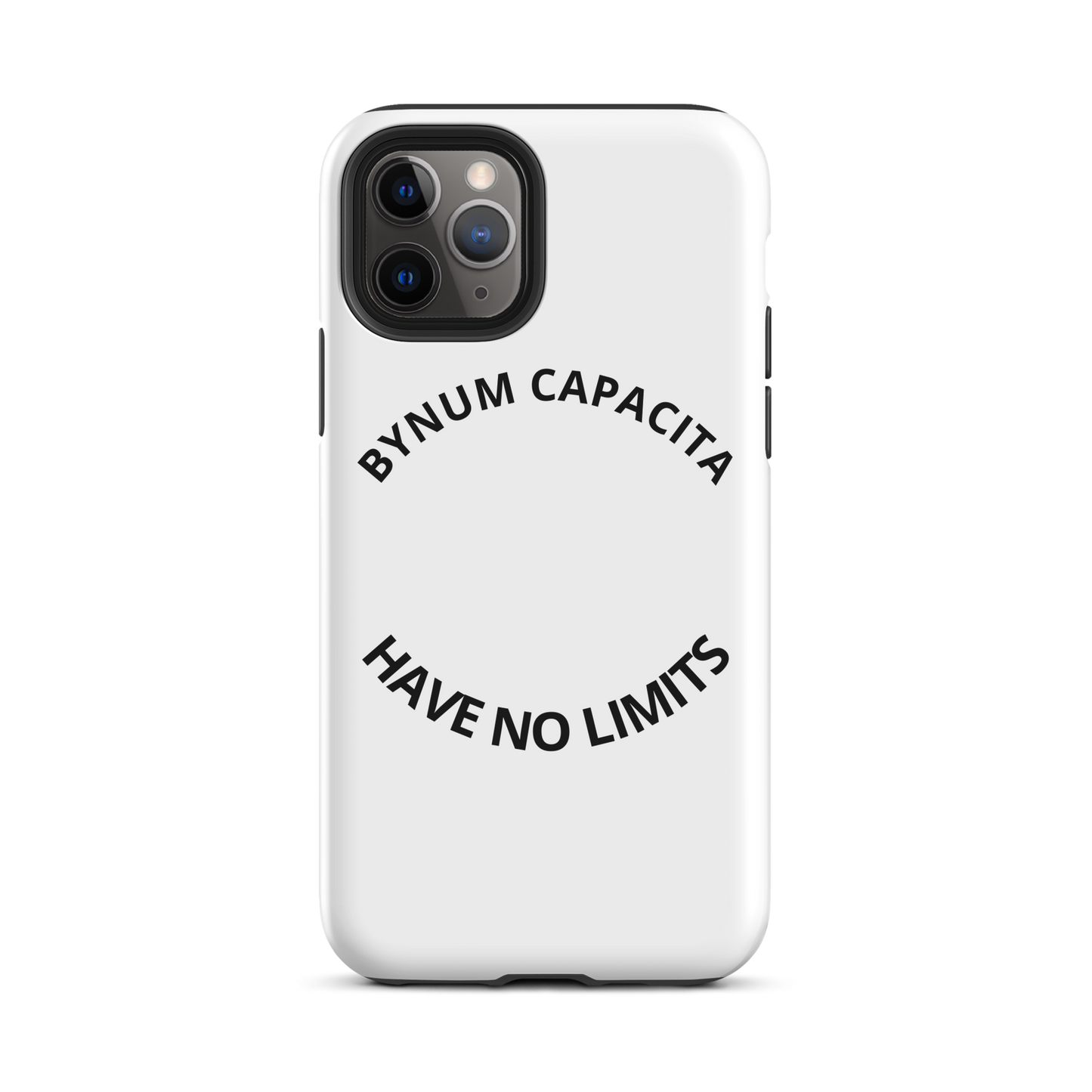 Plain White Bynum Capacita iPhone Case