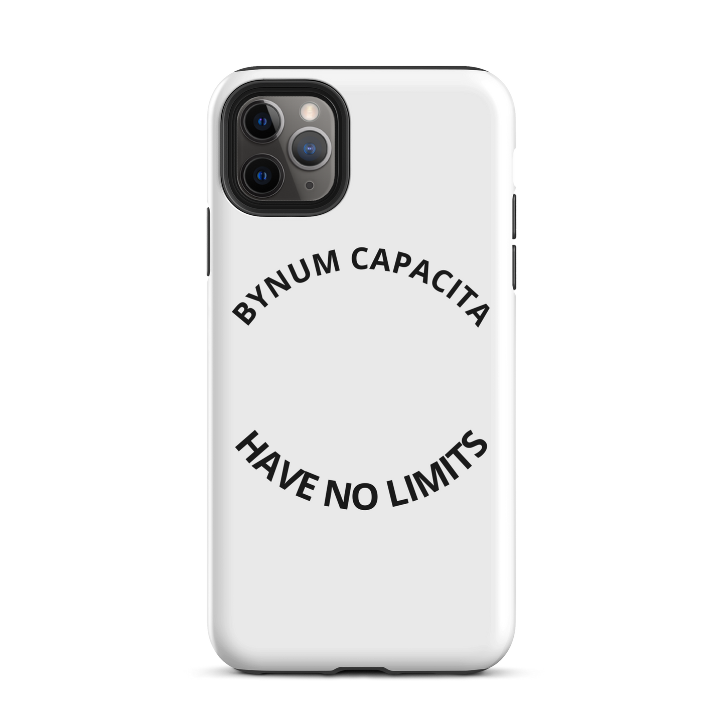 Plain White Bynum Capacita iPhone Case