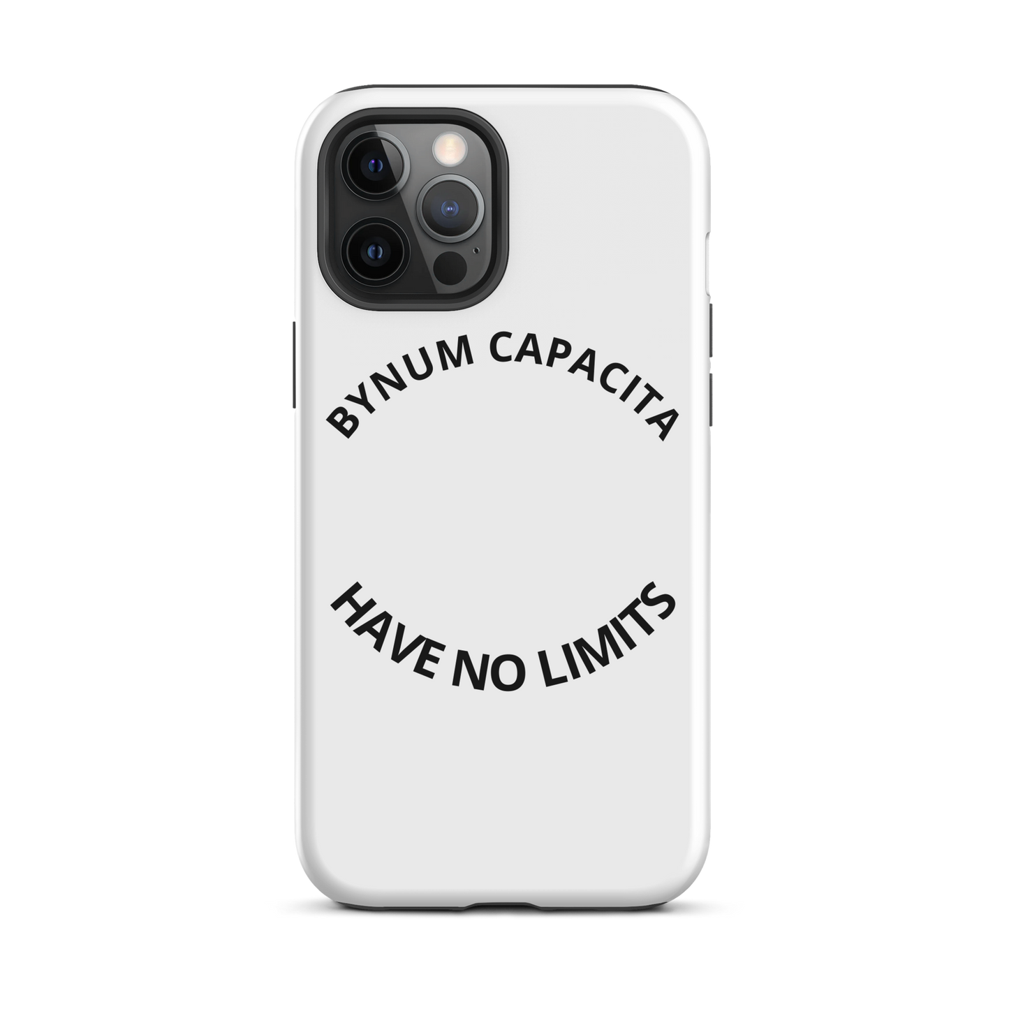 Plain White Bynum Capacita iPhone Case