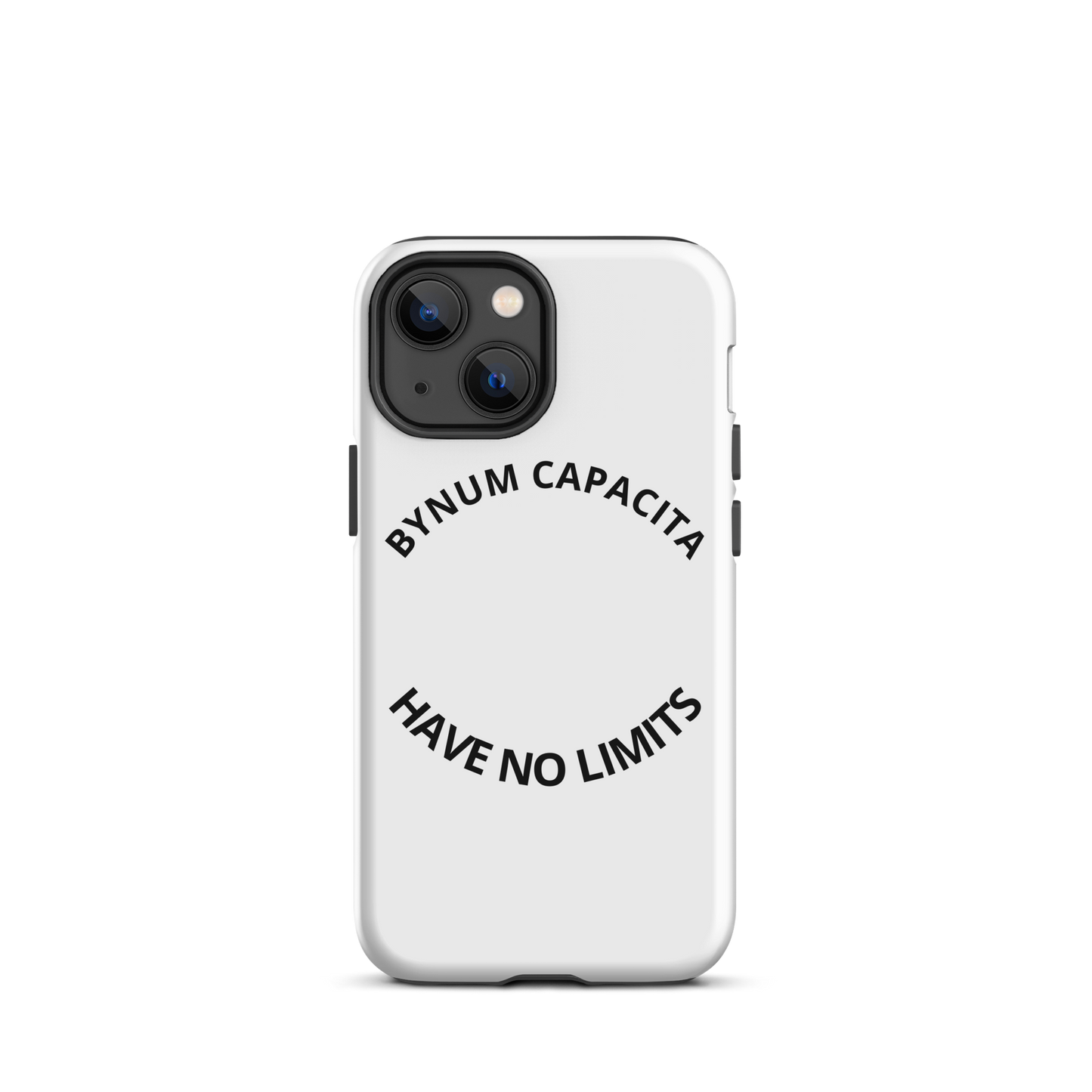 Plain White Bynum Capacita iPhone Case