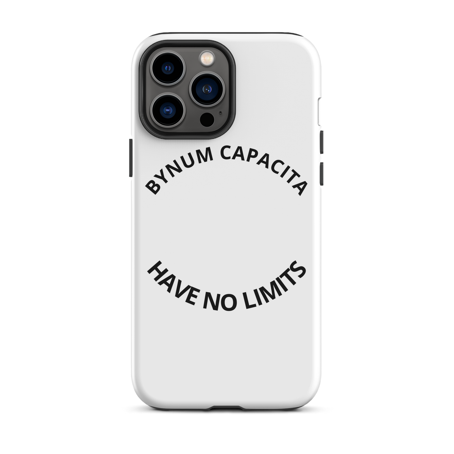 Plain White Bynum Capacita iPhone Case