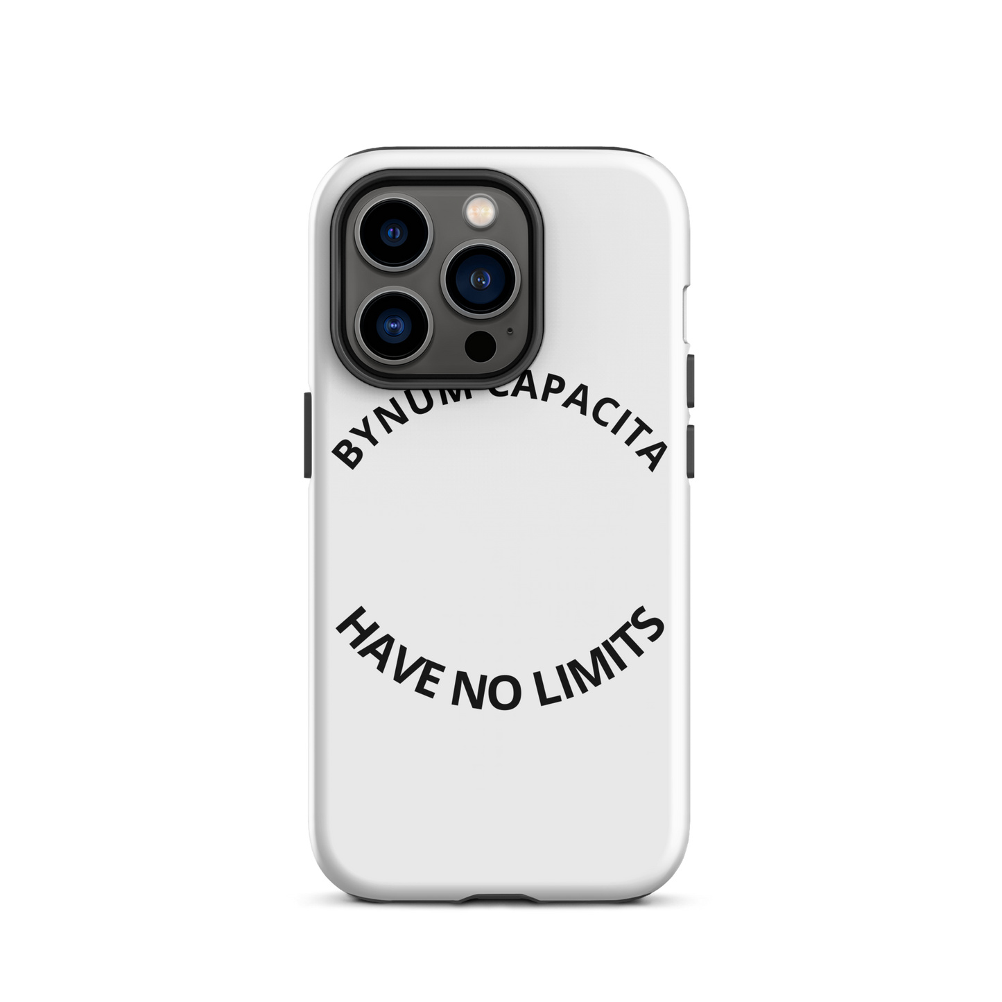 Plain White Bynum Capacita iPhone Case