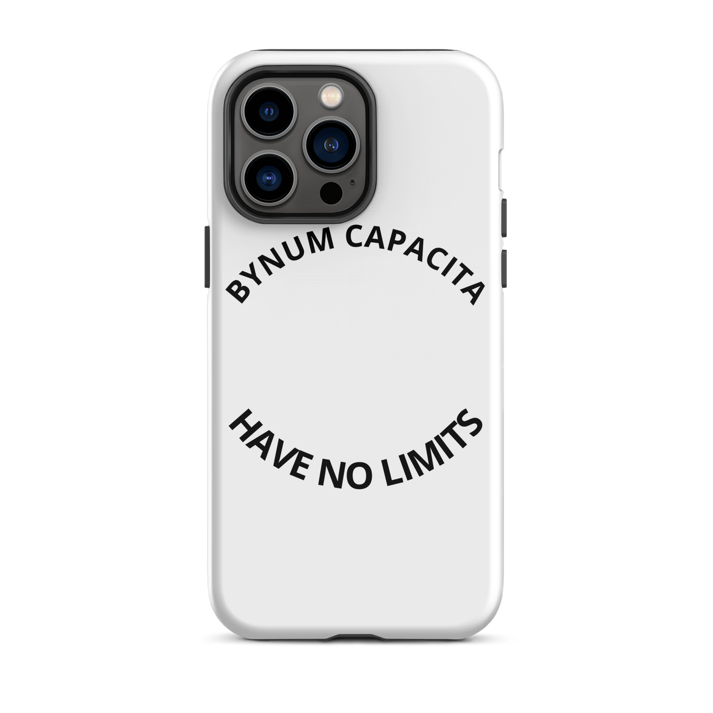 Plain White Bynum Capacita iPhone Case