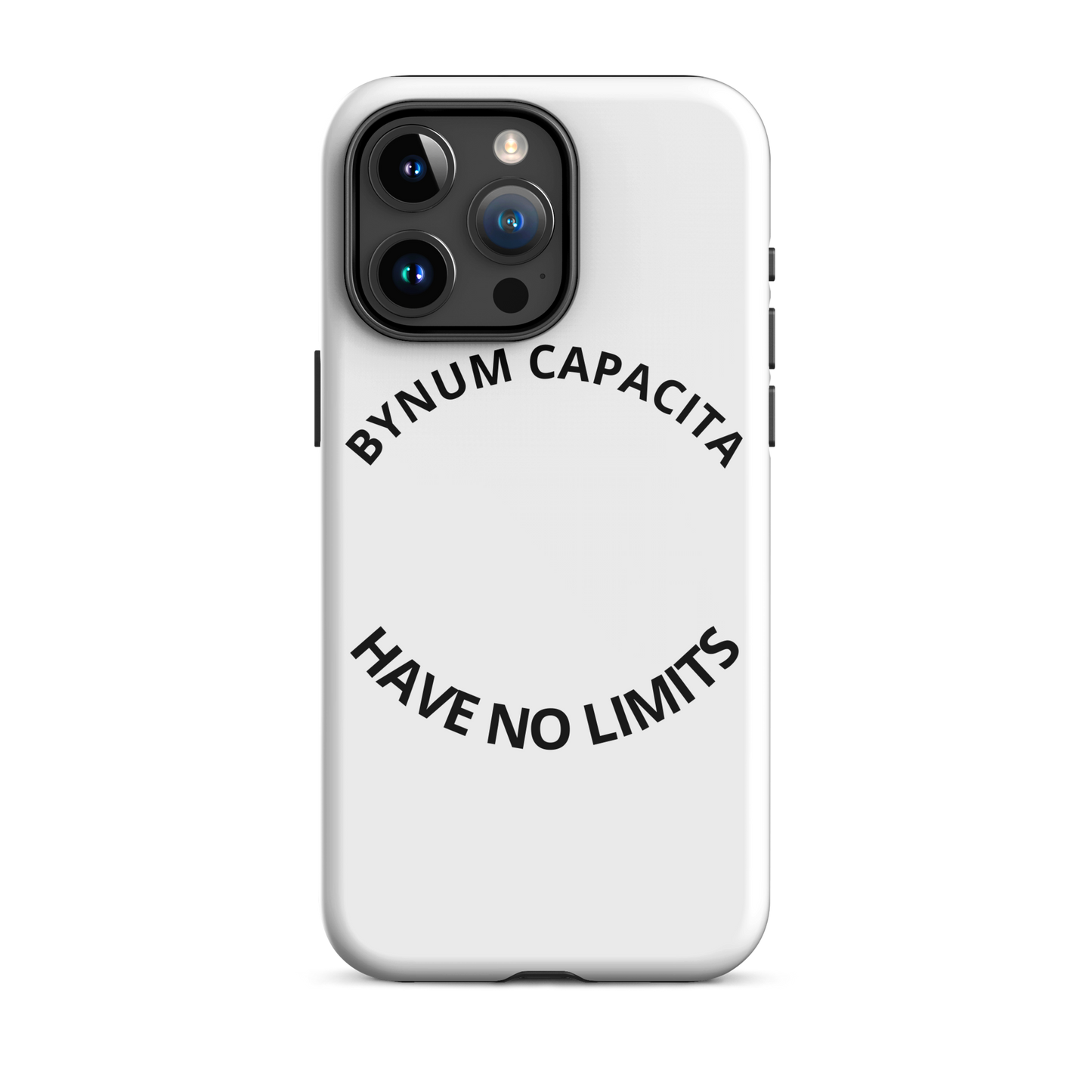 Plain White Bynum Capacita iPhone Case
